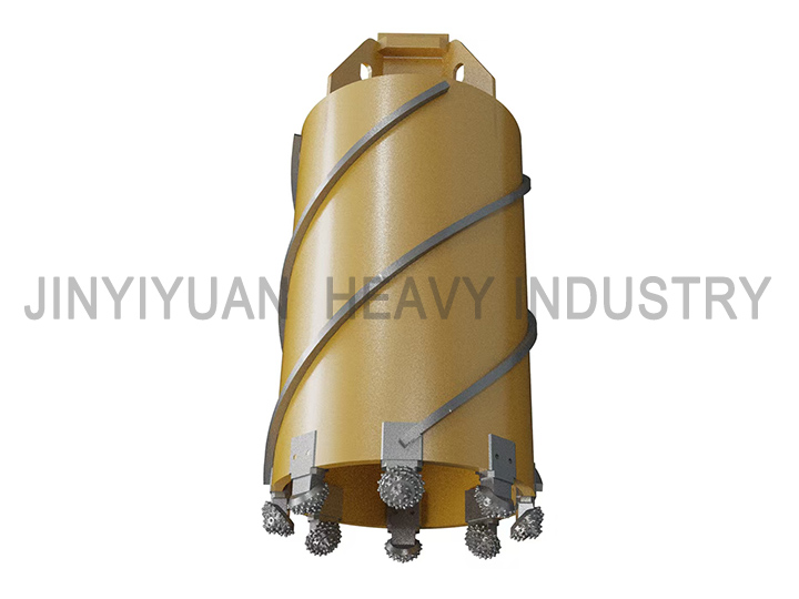 Core barrel with roller bits
